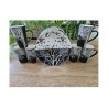 Tree mugs and plates