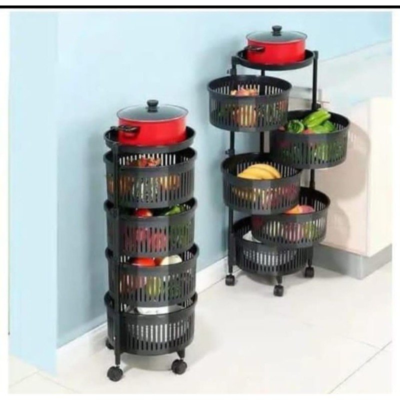 4 Tier Rack With Wheels