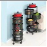 4 Tier Rack With Wheels