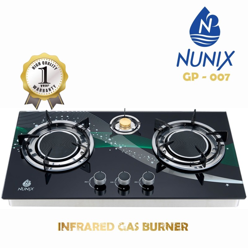 Nunix 3 Burner Infrared