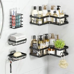 5pc Set Corner Shower Bathroom Organizer