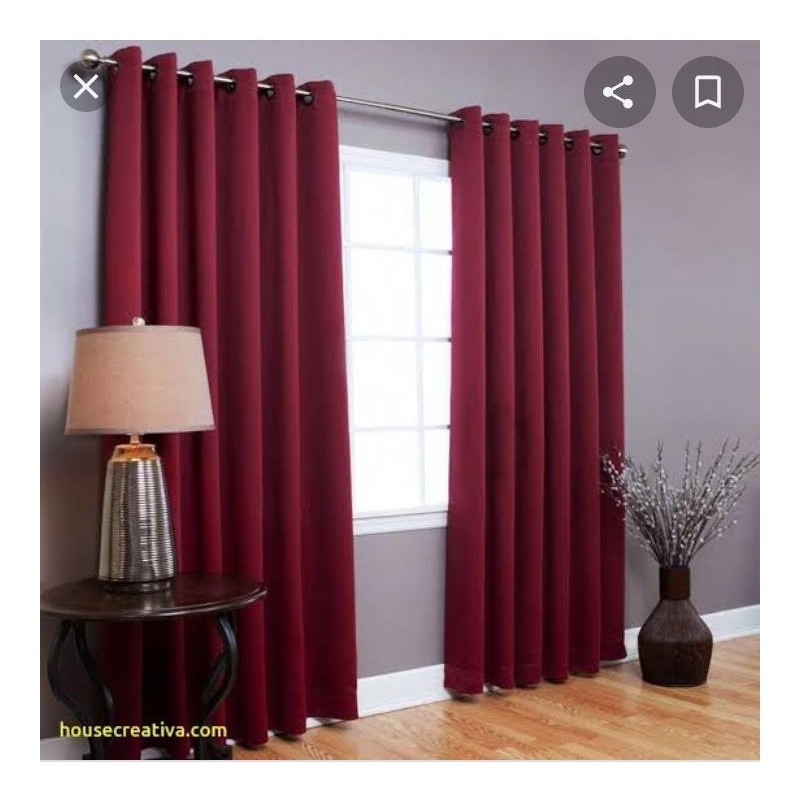 Heavy Curtains With Sheer