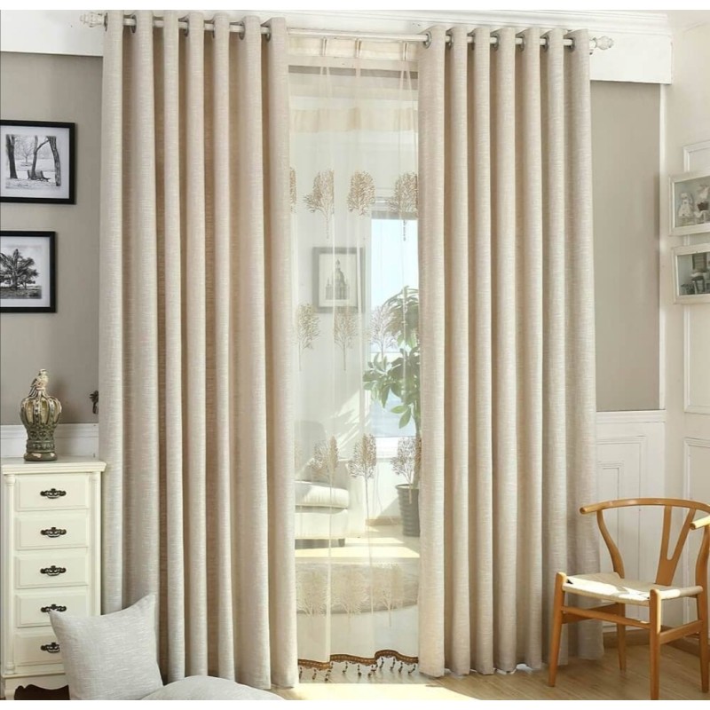 Heavy Curtains With Sheer